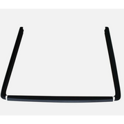 Pickup truck bed caps for over rail bed liner